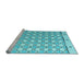 Sideview of Machine Washable Abstract Light Blue Modern Rug, wshabs4448lblu