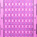 Square Machine Washable Abstract Pink Modern Rug, wshabs4448pnk