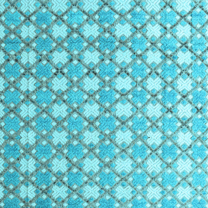 Abstract Light Blue Modern Rug, abs4448lblu