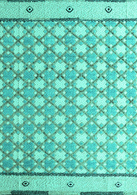 Abstract Turquoise Modern Rug, abs4448turq