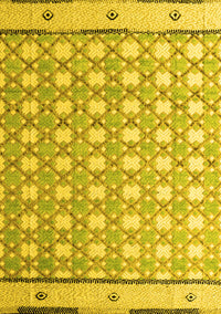 Abstract Yellow Modern Rug, abs4448yw