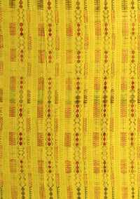 Abstract Yellow Modern Rug, abs4449yw