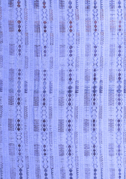Abstract Blue Modern Rug, abs4449blu