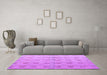 Machine Washable Abstract Purple Modern Area Rugs in a Living Room, wshabs4449pur