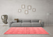 Modern Red Washable Rugs