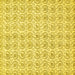 Square Machine Washable Abstract Yellow Modern Rug, wshabs444yw