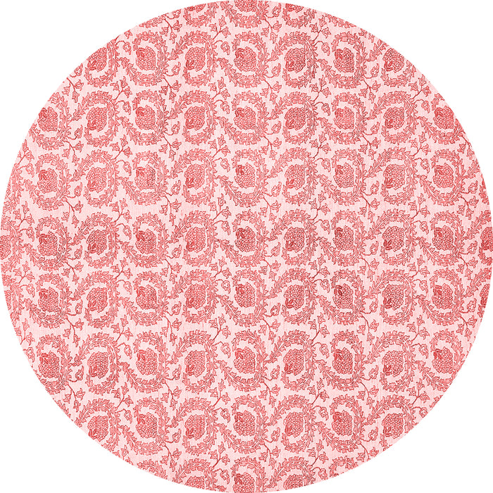 Machine Washable Abstract Red Modern Rug, wshabs444red