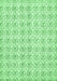 Machine Washable Abstract Emerald Green Modern Area Rugs, wshabs444emgrn