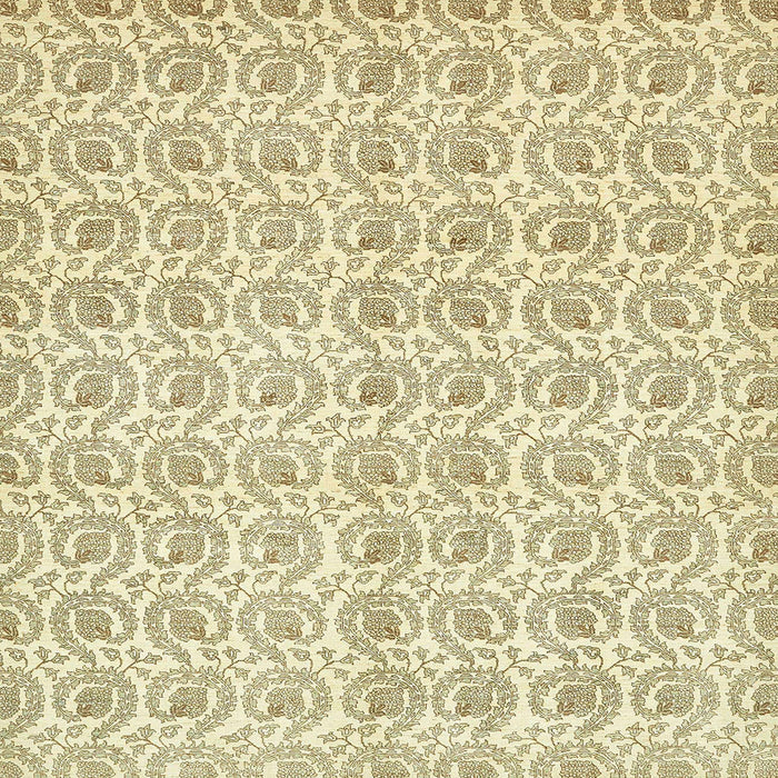 Square Machine Washable Abstract Brass Green Rug, wshabs444