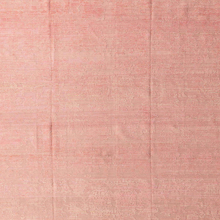 Square Machine Washable Abstract Light Salmon Pink Rug, wshabs4450