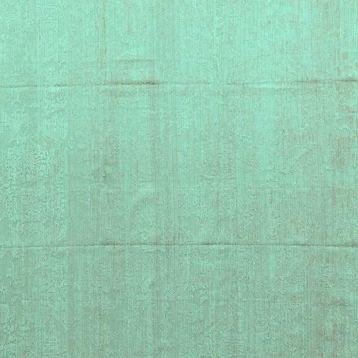 Square Machine Washable Abstract Turquoise Modern Area Rugs, wshabs4450turq