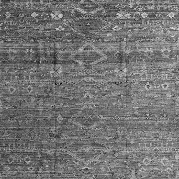 Square Machine Washable Abstract Gray Modern Rug, wshabs4451gry