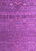 Machine Washable Abstract Purple Modern Area Rugs, wshabs4451pur