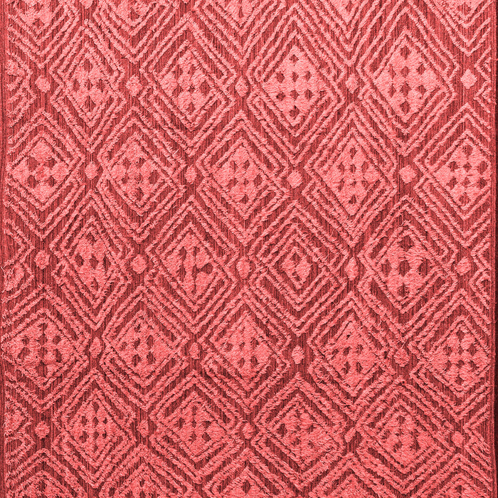 Machine Washable Abstract Red Modern Rug, wshabs4452red
