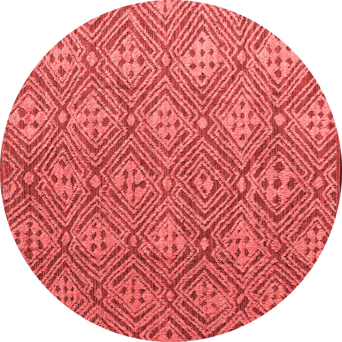 Machine Washable Abstract Red Modern Rug, wshabs4452red