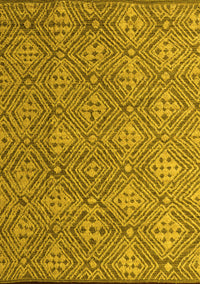 Abstract Yellow Modern Rug, abs4452yw