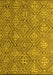 Abstract Yellow Modern Rug, abs4452yw