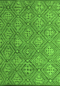 Abstract Green Modern Rug, abs4452grn