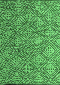 Abstract Emerald Green Modern Rug, abs4452emgrn