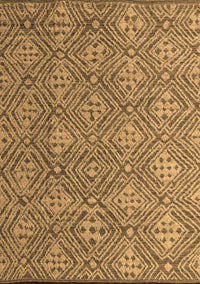 Abstract Brown Modern Rug, abs4452brn