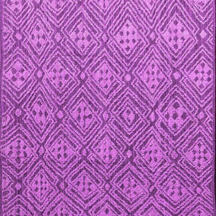 Square Machine Washable Abstract Purple Modern Area Rugs, wshabs4452pur
