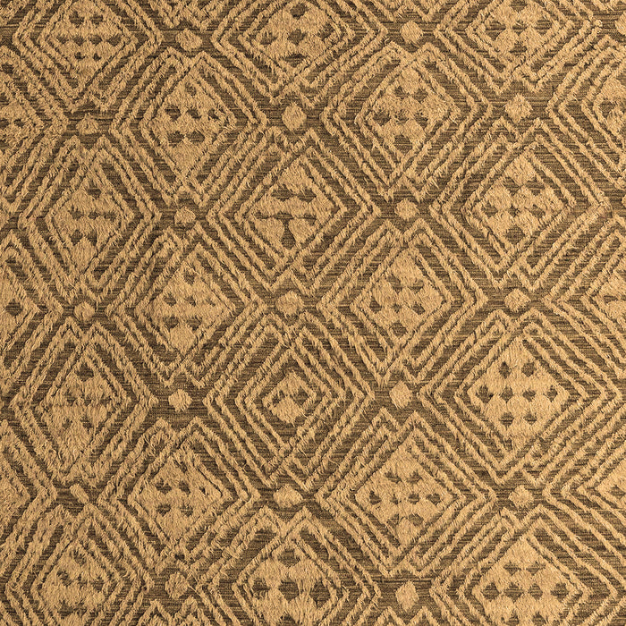 Machine Washable Abstract Brown Modern Rug, wshabs4452brn