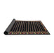 Sideview of Abstract Brown Modern Rug, abs4453