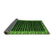 Sideview of Abstract Green Modern Rug, abs4453grn