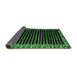 Sideview of Abstract Emerald Green Modern Rug, abs4453emgrn