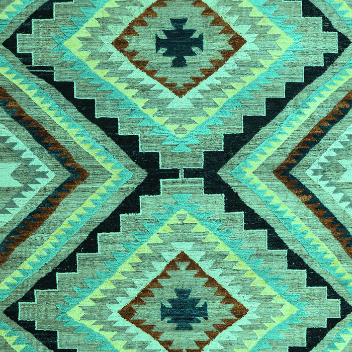 Abstract Turquoise Modern Rug, abs4454turq