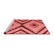 Modern Red Washable Rugs