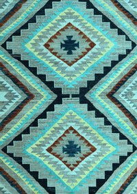 Abstract Light Blue Modern Rug, abs4454lblu