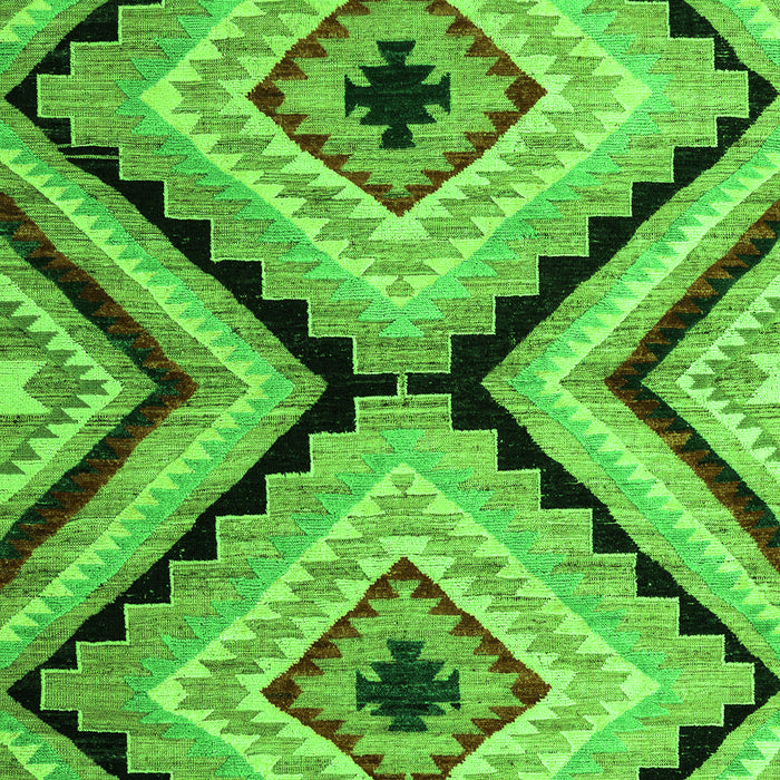 Abstract Green Modern Rug, abs4454grn