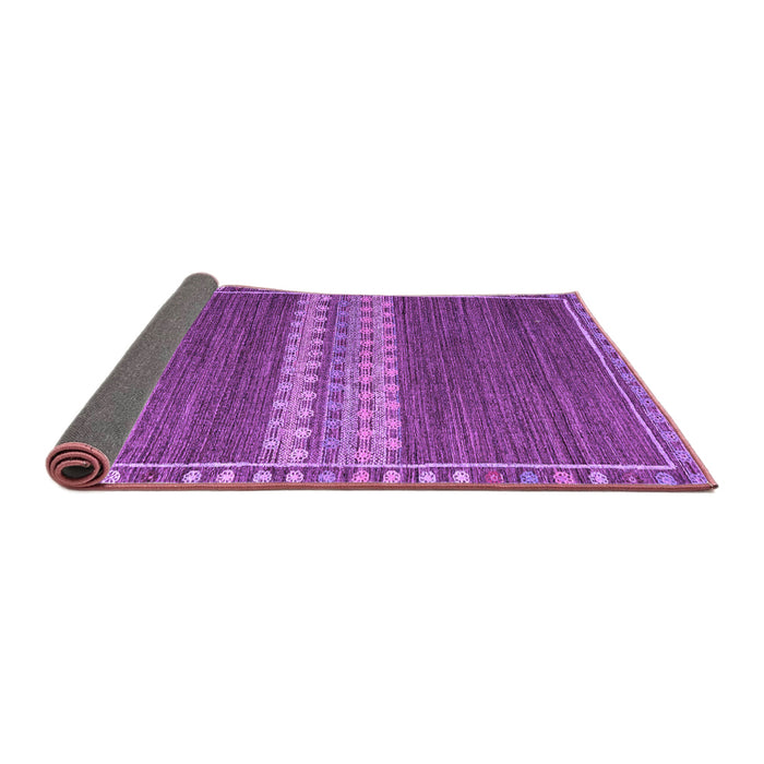 Sideview of Abstract Purple Modern Rug, abs4455pur
