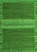 Machine Washable Abstract Green Modern Area Rugs, wshabs4455grn