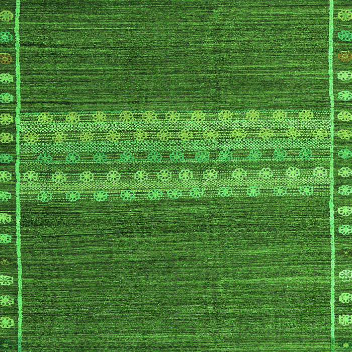 Machine Washable Abstract Green Modern Area Rugs, wshabs4455grn