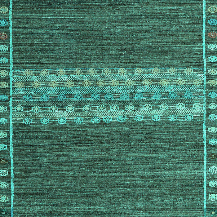 Machine Washable Abstract Turquoise Modern Area Rugs, wshabs4455turq