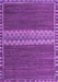 Machine Washable Abstract Purple Modern Area Rugs, wshabs4455pur