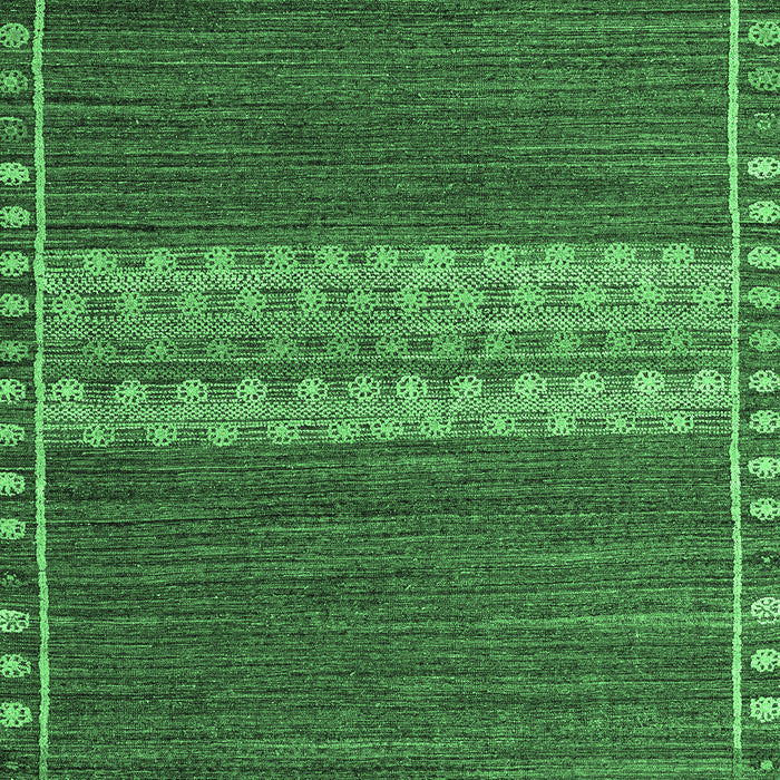 Machine Washable Abstract Emerald Green Modern Area Rugs, wshabs4455emgrn