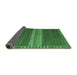 Sideview of Abstract Emerald Green Modern Rug, abs4455emgrn