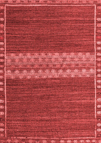 Abstract Red Modern Rug, abs4455red