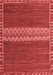 Abstract Red Modern Area Rugs