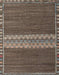 Machine Washable Abstract Bakers Brown Rug, wshabs4455