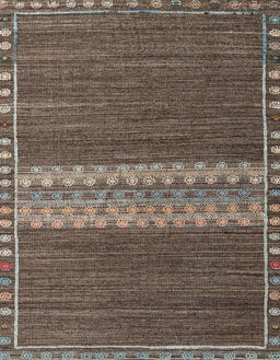 Abstract Bakers Brown Modern Rug, abs4455