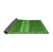 Sideview of Abstract Green Modern Rug, abs4455grn