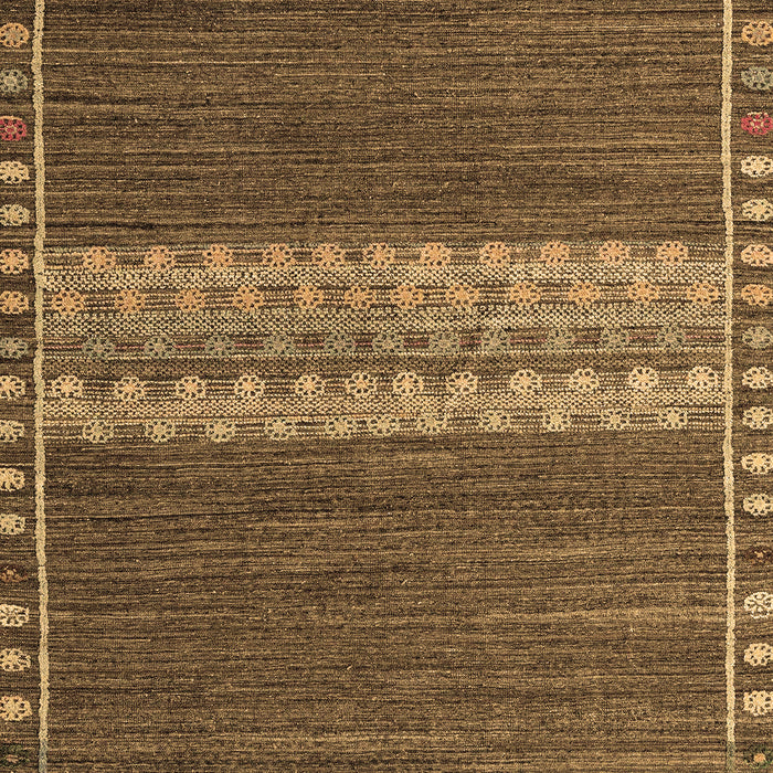 Machine Washable Abstract Brown Modern Rug, wshabs4455brn