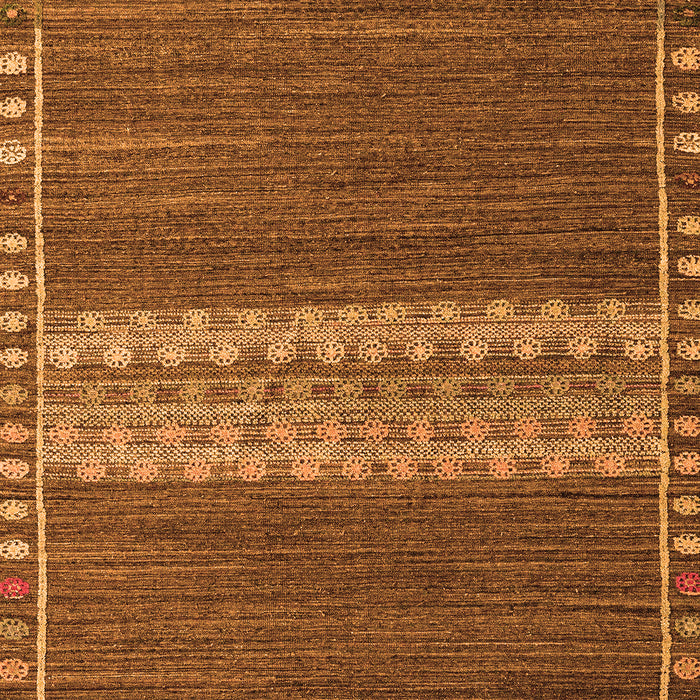 Machine Washable Abstract Orange Modern Area Rugs, wshabs4455org