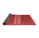 Abstract Red Modern Area Rugs