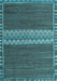 Abstract Light Blue Modern Rug, abs4455lblu