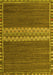 Abstract Yellow Modern Rug, abs4455yw